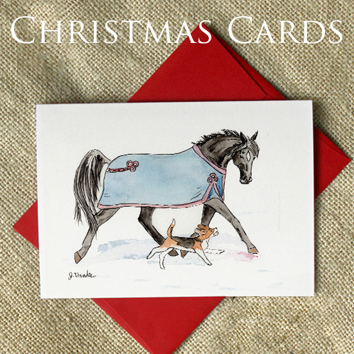 Equestrian dinner plates