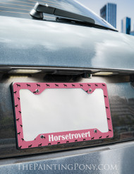 Horsetrovert License Plate Frame
