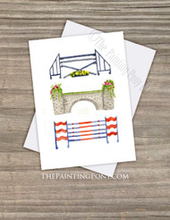 Jumper Horse Jumps Equestrian Note Cards (10 pk)