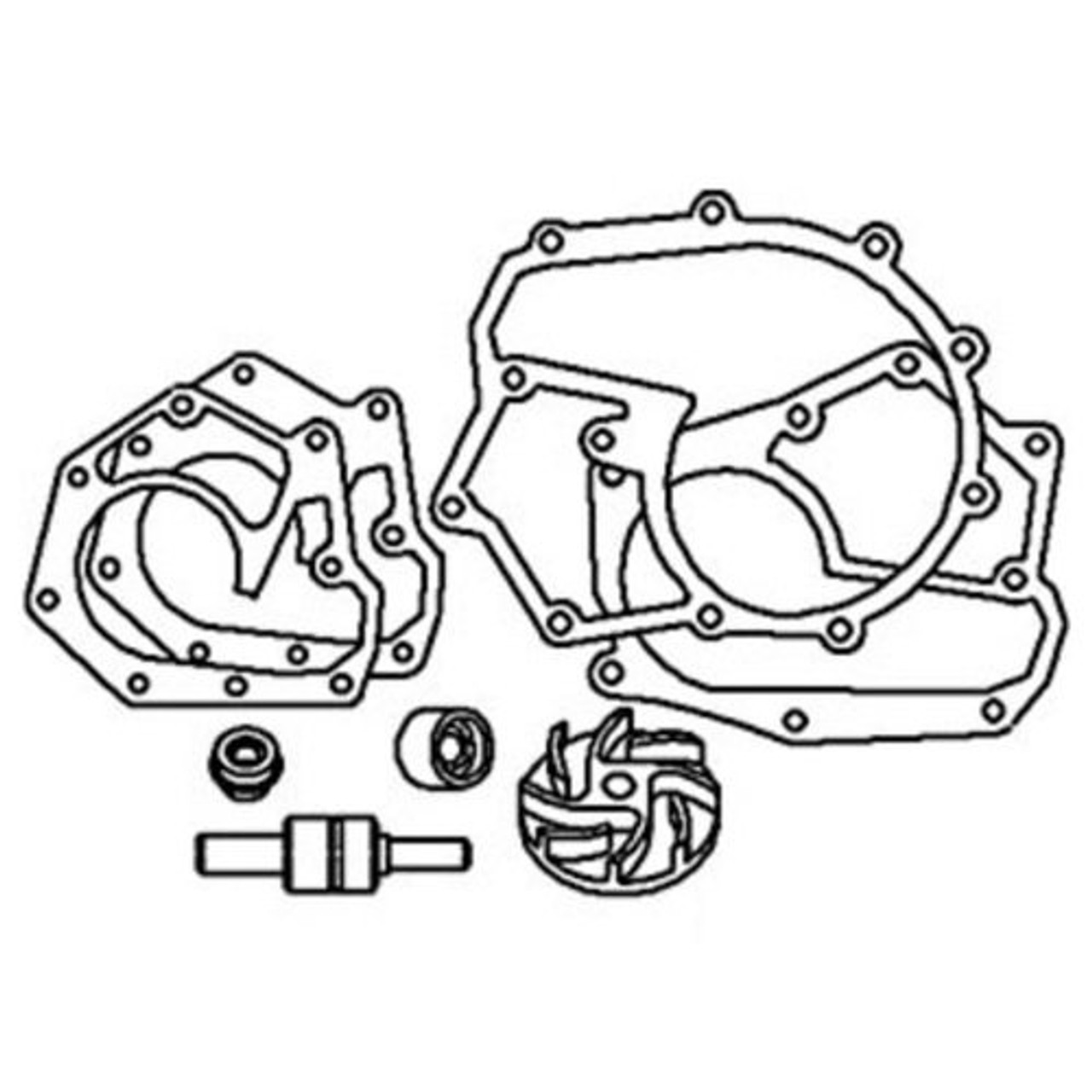 water-pump-repair-kit-278620990103-for-tata-cummins-6bt-25181613-3518
