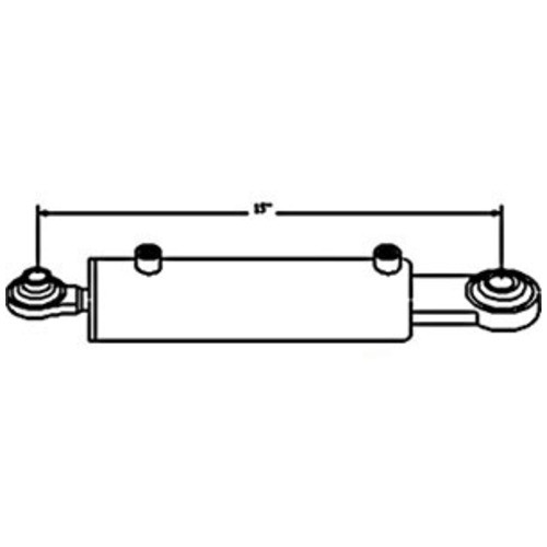 TLH002 Hydraulic Top Link Cylinder (Cat I) (2" Bore) for John Deere® Replaces OEM TLH002