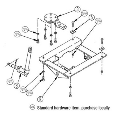 7456 Spindle, (check dimensions on a previous page) for John Deere