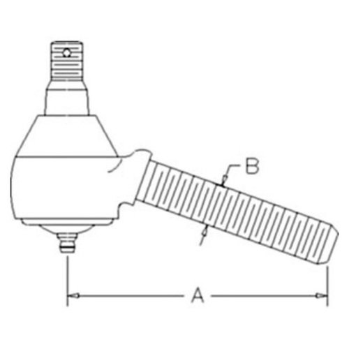 363161R92 | Drag Link End, Rear for Case®