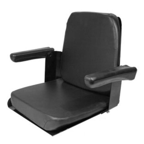 CS140-1V | Complete Seat, W/ Flip-Up Arms, Blk Vinyl for Case®