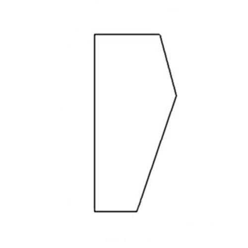 D131289 | Glass, Windshield, Door, Lower (LH) for Case®