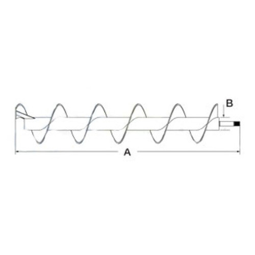 47395188 | Auger, Inner Fold Unloading Combine End, Ext Wear for Case®