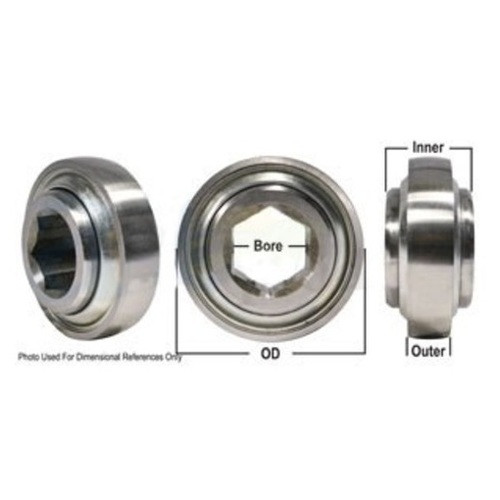 209KRRB2-I | Bearing, Ball Spherical, Hex Bore, Pre-Lube for Case®