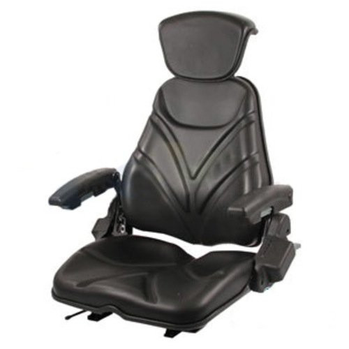 F20ST105 | Seat, F20 Series, Slide Track / Armrest / Headrest / Black Vinyl for Case®