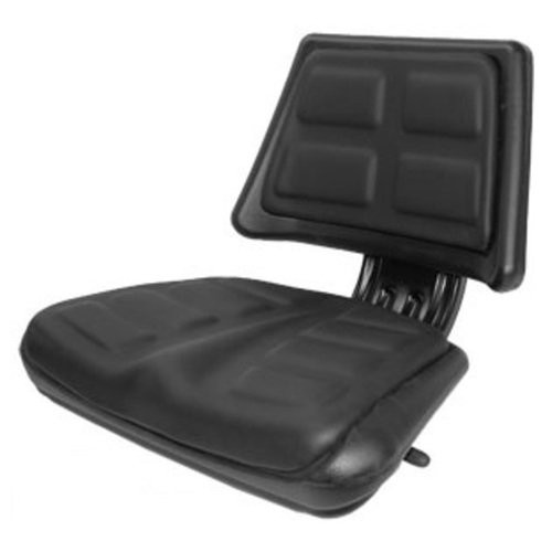 T110BL | Seat, Universal W/ Trapezoid Back, Blk for Case®