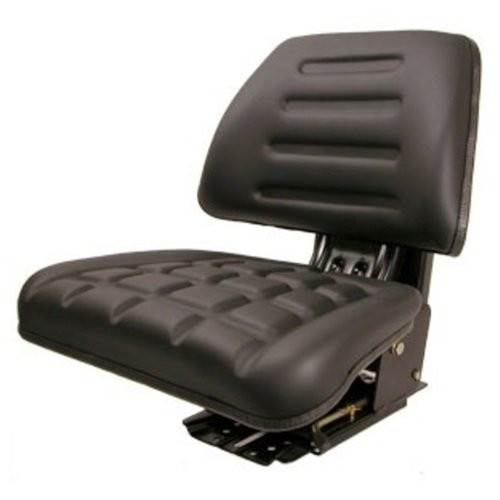 T222BL | Seat W/ Trapezoid Backrest, Blk, 300 Lb / 136 Kg Weight Limit for Case®