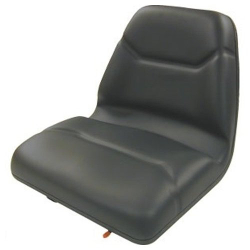 TMS111BL | Seat, Michigan Style, W/ Slide Track, Deluxe Cushion, Blk for Case®