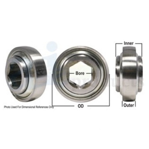 W208KRRB6-I | Bearing, Ball Special Spherical, Hex Bore, Pre-Lube for Case®