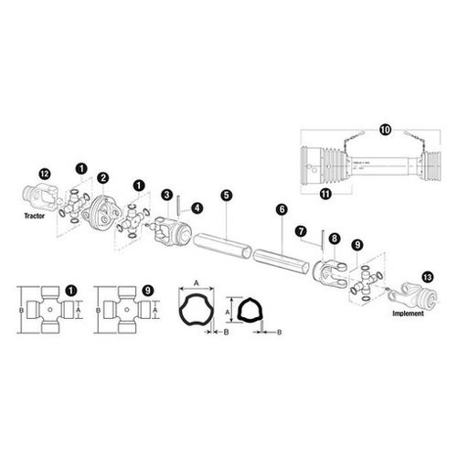 87517825 | CV Center Body for New Holland®