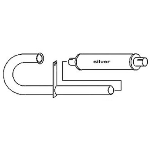 FD1010 | Vertical Muffler & Pipe Unassembled for New Holland®