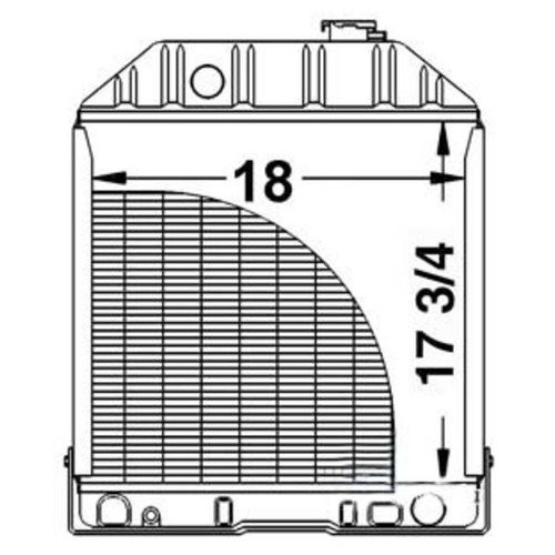 C7NN8005E | Radiator w/o Oil Cooler for New Holland®