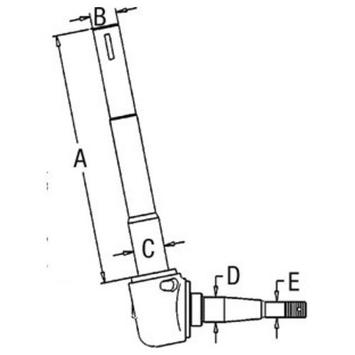 E0NN3106AA | Spindle (LH) for New Holland®