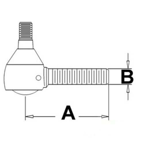 C5NN3A300B | Drag Link End, Front for New Holland®