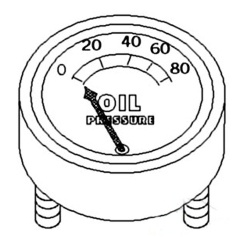 FAD9273A | Gauge, Oil Pressure (80 lb) for New Holland®