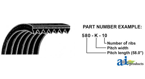 Micro-Rib V-Belt (78") ||| A-780K8