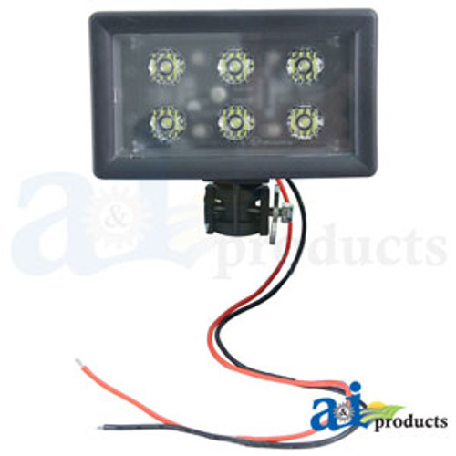 Work Lamp, LED Rectangle, Flood 3" X 5" for John Deere® || Replaces OEM # RE330061