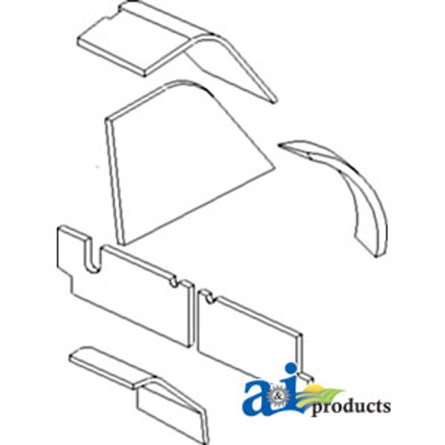 CKT360 | Cab Upholstery Kit Multi-Brown for John Deere®