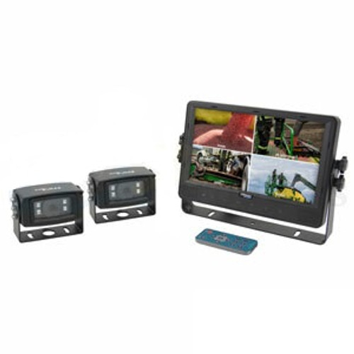 CWL9M2CQ | CabCAM  Video System Quad (Includes 9" Digital Touch Screen LCD Monitor and 2 White Light Cameras) for John Deere®