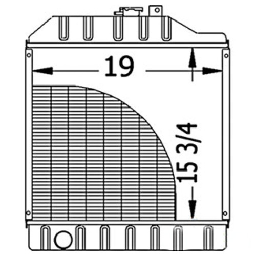 RE70733 | Radiator for John Deere®