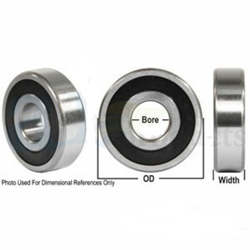 Bearing Ball 6200 Series Flat Edge ||| A-6210-2RS-I