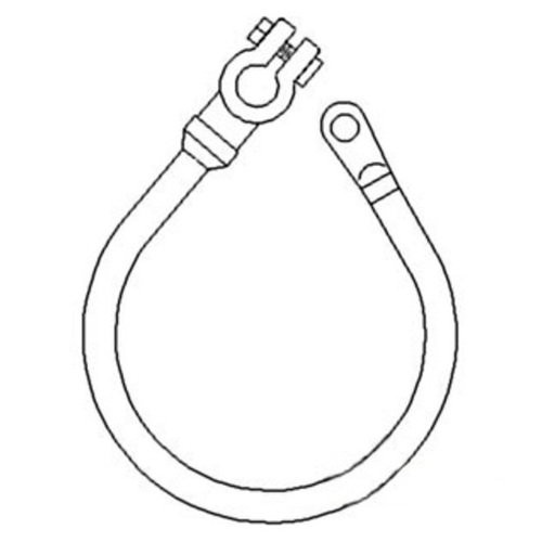 26A124 | Cable, Battery To Starter, 23", 2 Ga. for Case®