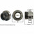 Bearing Ball Cylindrical W/ Collar Non-Relubricatable ||| A-1102KRR-I