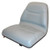 TMS111GR | Seat, Michigan Style, W/ Slide Track, Deluxe Cushion, Gry for Case®