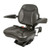 BBS108BL | "Big Boy" Seat w/ Armrests, BLK, 330 lb / 150 kg Weight Limit for New Holland®