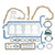 8N6008M | Gasket Set, Overhaul with Seals for New Holland®
