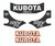 Decal Kit for SSV75 Kubota® Skid Steers   |  Replaces OEM # A-44171