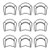 Lock, Valve (12/Pack) for John Deere® | R91889