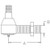 LVA10727 | Tie Rod, Threaded (LH) for John Deere®