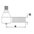 AL63612 | Tie Rod, Inner for John Deere®