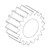 T21547 | Gear, Planetary Pinion for John Deere®