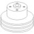 R47847 | Pulley, Water Pump (Double Groove) for John Deere®