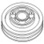 AR58176 | Pulley, Crankshaft Dampener (Dbl Groove w/ AC) for John Deere®