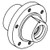 R62436 | Hub 6 Bolt for John Deere®