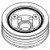 AR57241 | Pulley, Crankshaft Dampener for John Deere®
