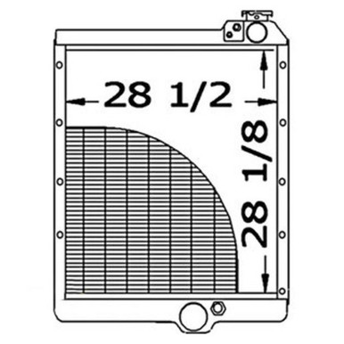 232545A1 | Radiator for Case® | Replaces OEM # 232545A1