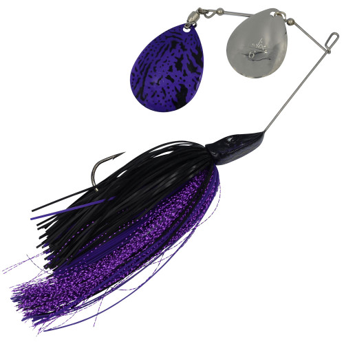 Molix Spinnerbait Lure 1oz Pike (Colour 105 Black Purple)