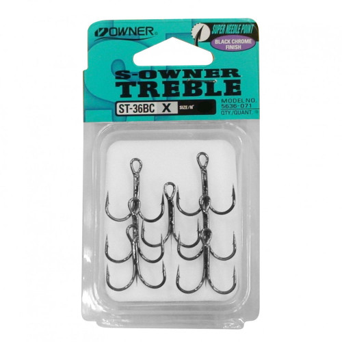 Owner ST-36bc Treble Hooks