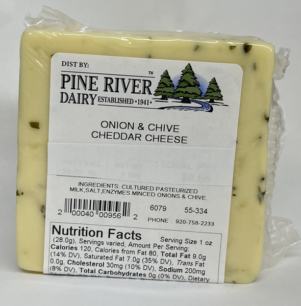 Onion & Chive Cheddar Cheese