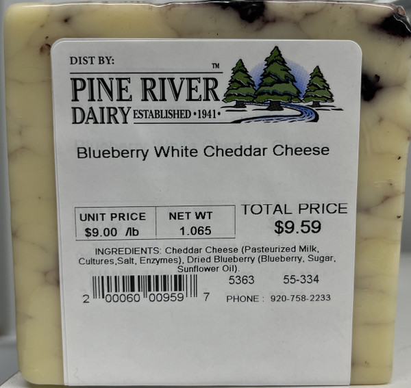 Blueberry White Cheddar Cheese