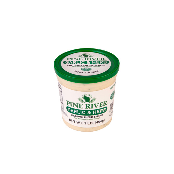 Pine River Garlic & Herb Cheese Spread - Large