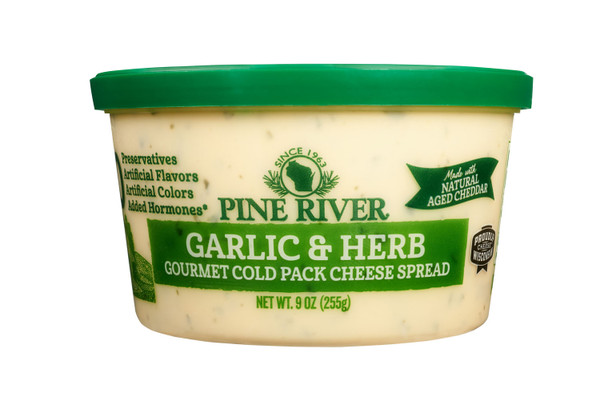 Pine River Premier All-Natural Garlic & Herb Cheese Spread