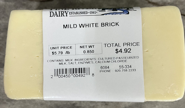 Mild White Brick Cheese